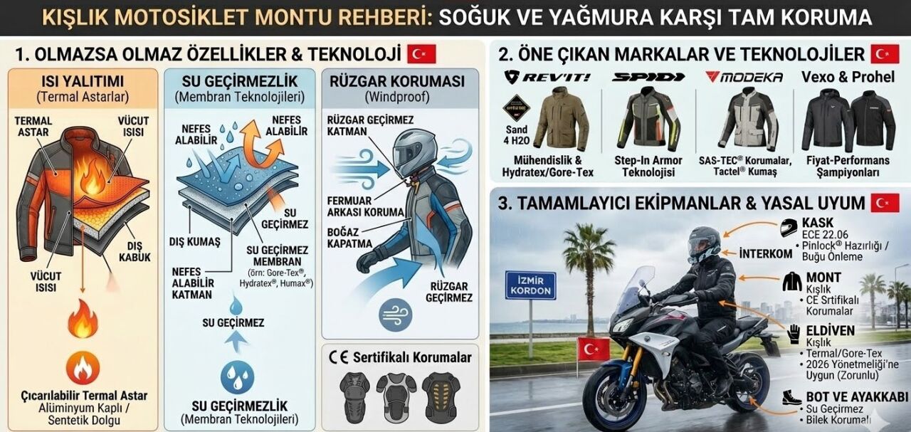 Kışlık Motosiklet Montu Rehberi