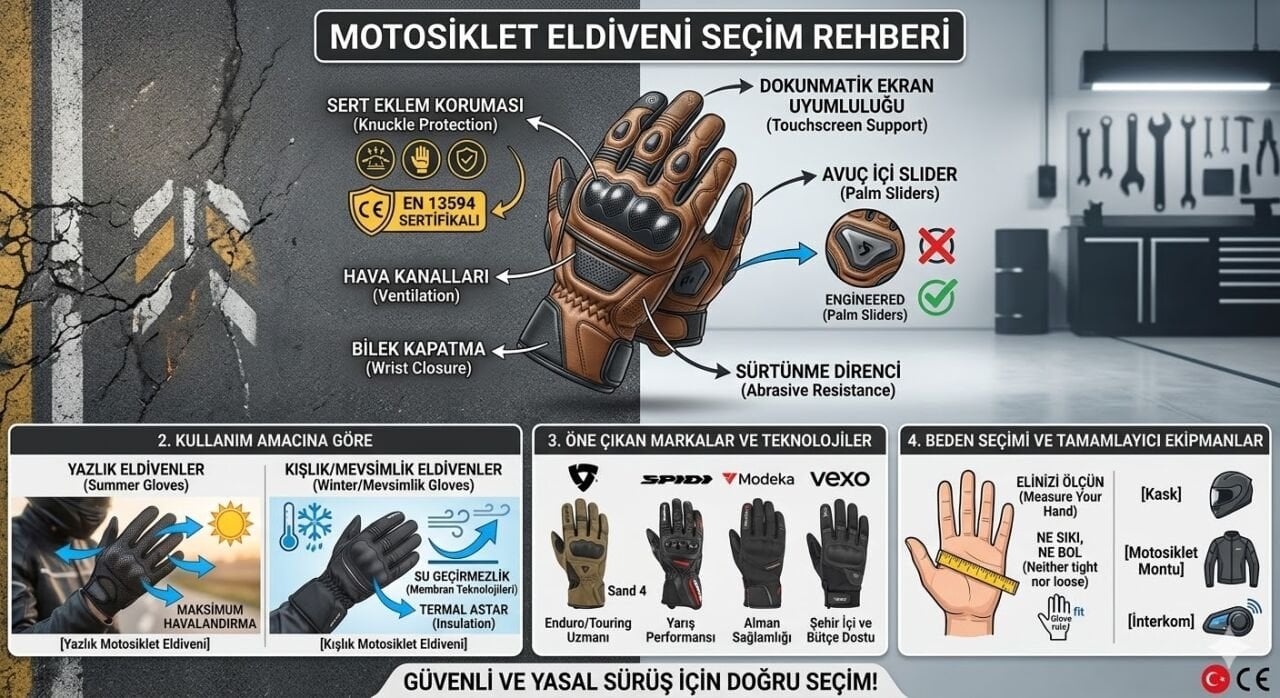 Motosiklet Eldiveni Seçim Rehberi