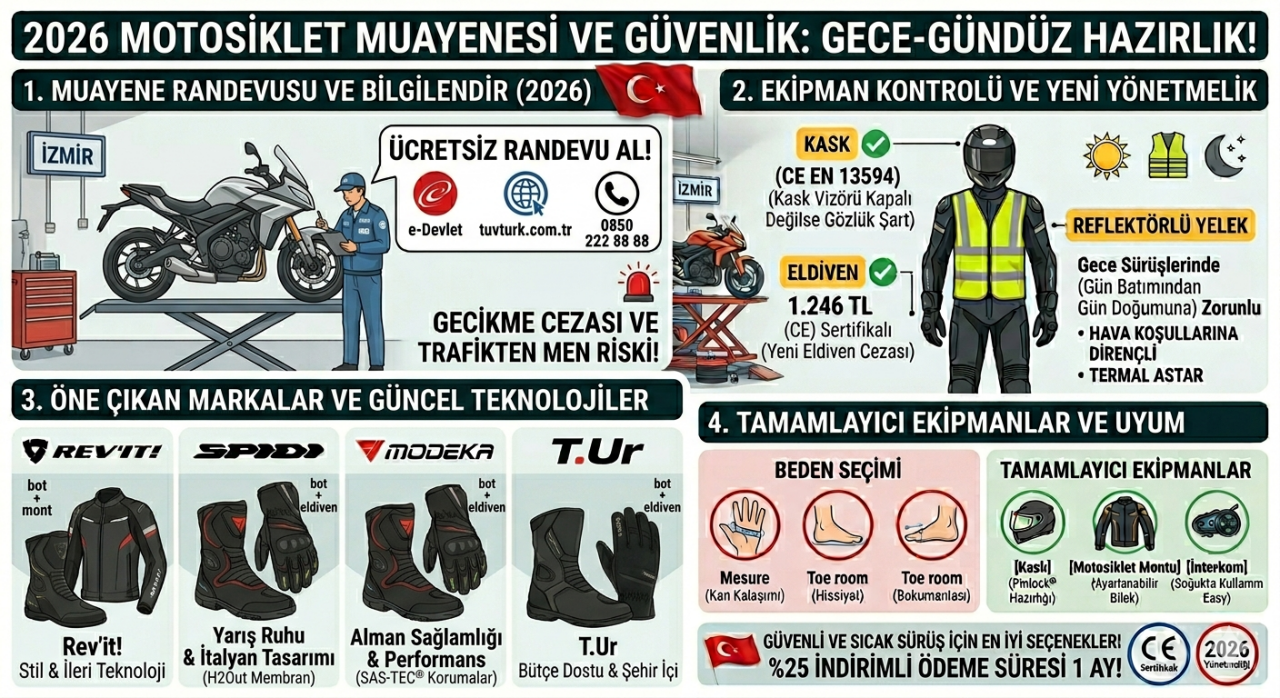 2026 Motosiklet Muayene Gecikme Cezası
