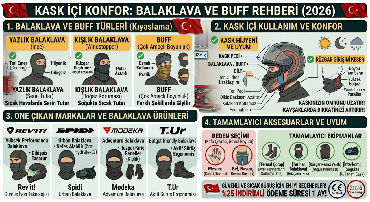 Balaklava ve Buff Rehberi | ARS Motor