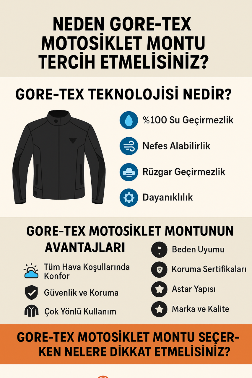 Neden Gore-Tex Motosiklet Montu Tercih Etmelisiniz?