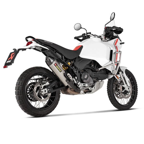 AKRAPOVIC S-D9SO19-HJAT DUCATI DESERT X (22-24) SLIP-ON LINE (TITANIUM) EGZOZ