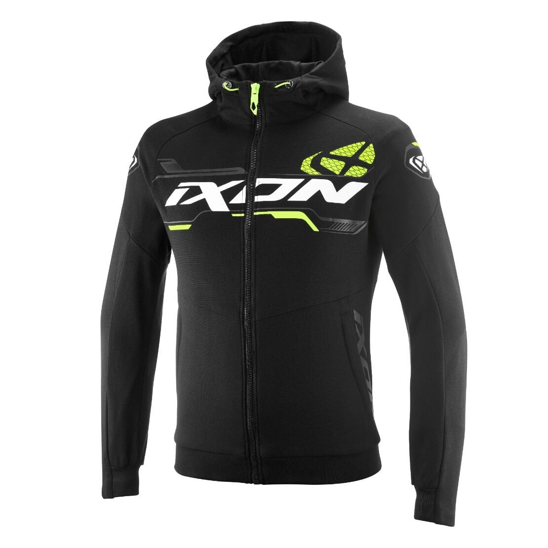 IXON TOUCHDOWN ULTRA Siyah Beyaz Sarı Motosiklet Montu