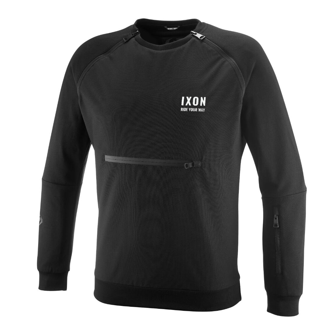 IXON CREED Siyah Motosiklet Sweatshirt