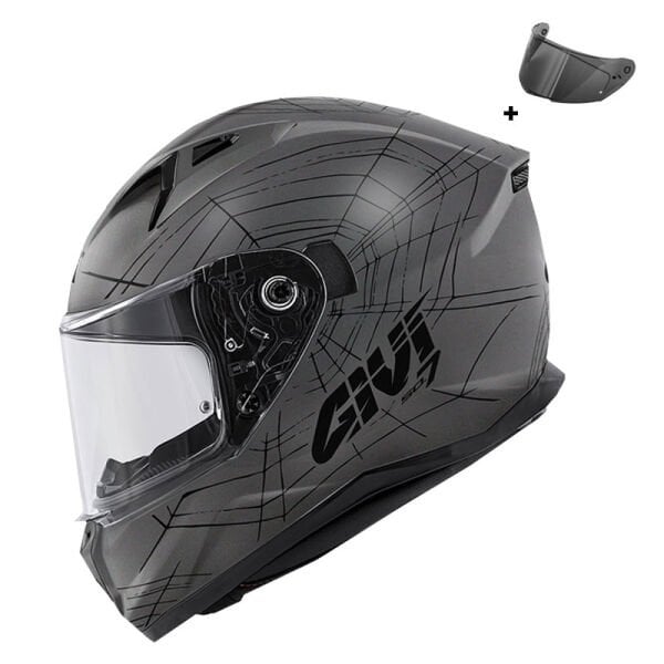 GIVI 50.7 PHOBIA MAT TITANIUM-SİYAH KASK