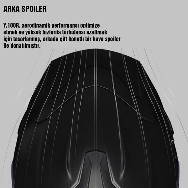 NEXX Y.100R REACT MAT SİYAH-TURUNCU KASK