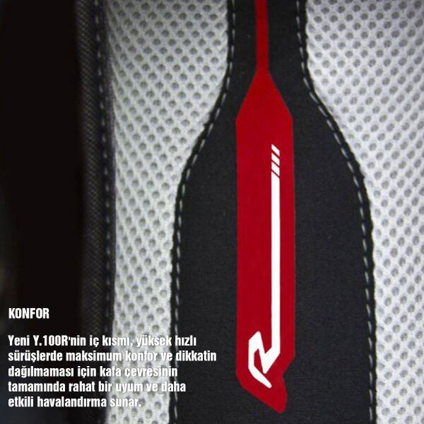 NEXX Y.100R REACT MAT SİYAH-TURUNCU KASK