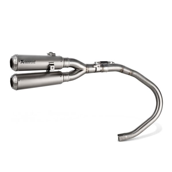 AKRAPOVIC S-H125SO5-FFT HONDA MONKEY (19-25) SLIP-ON LINE (TITANIUM) EGZOZ