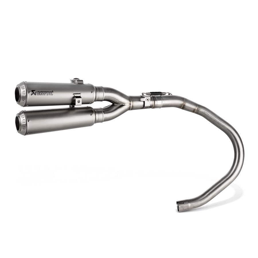 AKRAPOVIC S-H125SO5-FFT HONDA MONKEY (19-25) SLIP-ON LINE (TITANIUM) EGZOZ