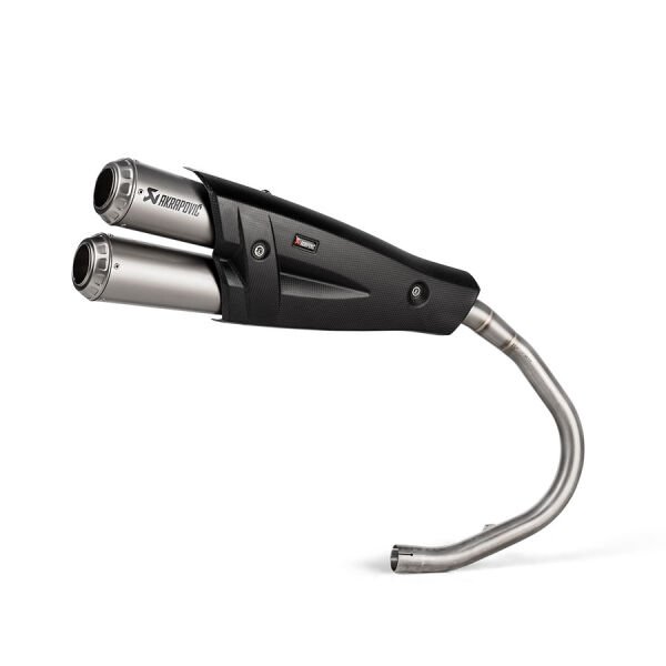 AKRAPOVIC S-H125SO5-FFT HONDA MONKEY (19-25) SLIP-ON LINE (TITANIUM) EGZOZ