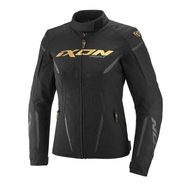 IXON STRIKER 2 LADY Siyah Altın Kadın Motosiklet Montu