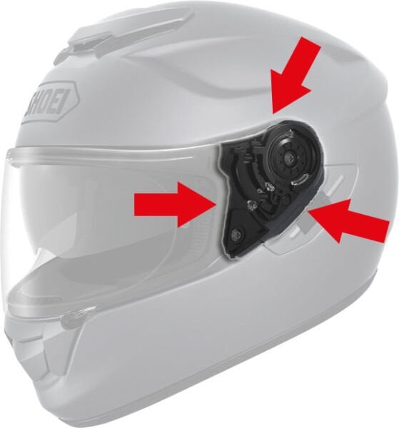SHOEI CNS-1 KASK YAN KAPAK SET (GT-AIR - GT-AIR 2 - HORNET ADV) (TK)