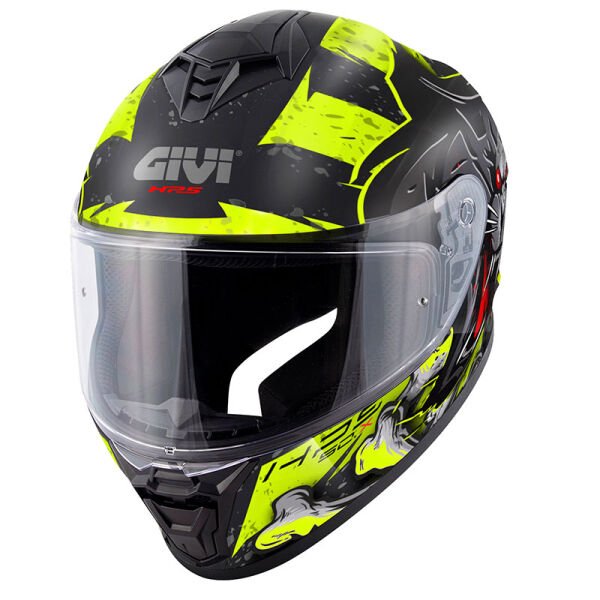 GIVI 50.X WILD MAT SİYAH-NEON SARI KASK