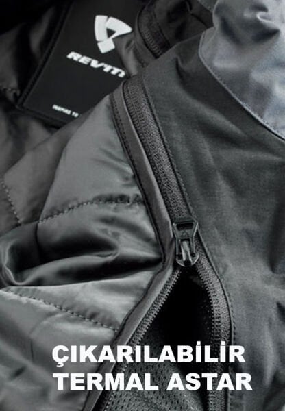 REVIT QUANTUM 3 H2O MONT SİYAH-GRİ