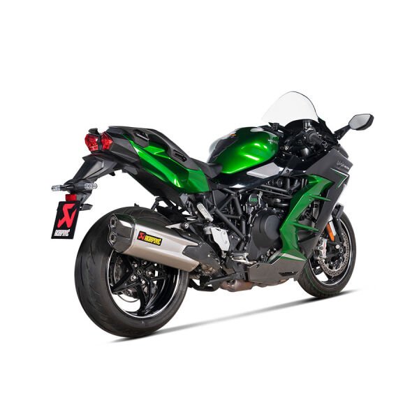 AKRAPOVIC S-K10SO30-HGIT KAWASAKI NINJA H2 SX (21-25) SLIP-ON LINE (TITANIUM) EGZOZ