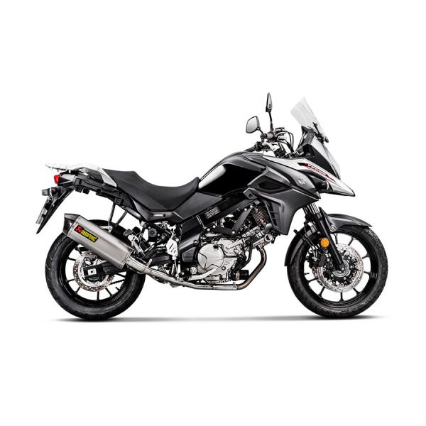 AKRAPOVIC S-S6R9-WT SUZUKI V-STROM 650 (17-24) RACING LINE (TITANIUM) EGZOZ