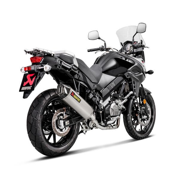 AKRAPOVIC S-S6R9-WT SUZUKI V-STROM 650 (17-24) RACING LINE (TITANIUM) EGZOZ