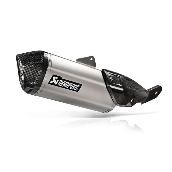 AKRAPOVIC S-S8SO1-HAFT SUZUKI V-STROM 800DE (22-25) SLIP-ON LINE (TITANIUM) EGZOZ