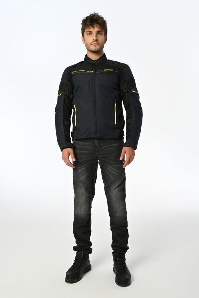 LS2 SHADOW MONT MAVİ-SİYAH-NEON SARI