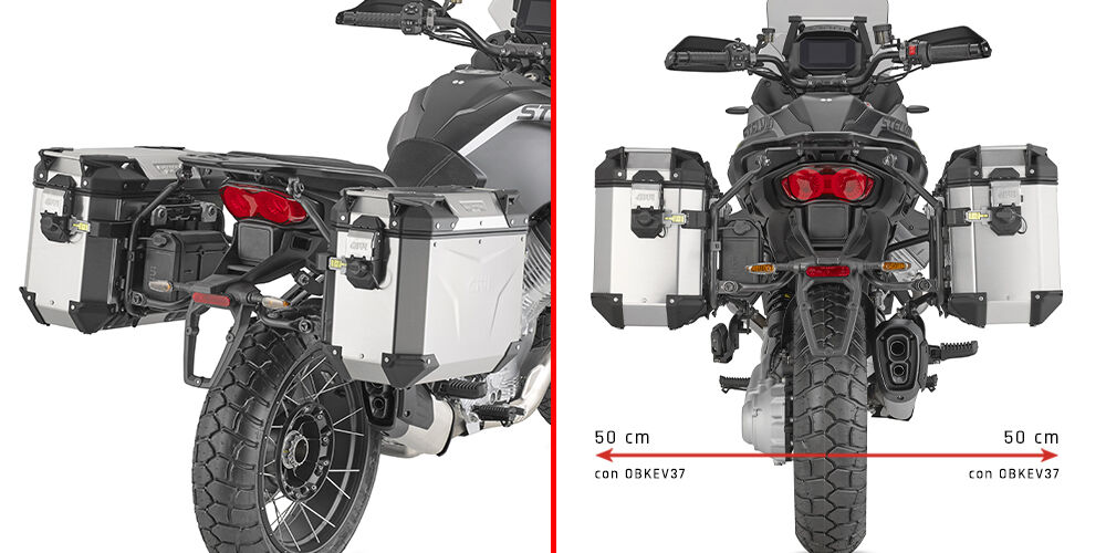 GIVI PLO8208CAM MOTO GUZZI STELVIO 1000 (24-26) YAN ÇANTA TAŞIYICI