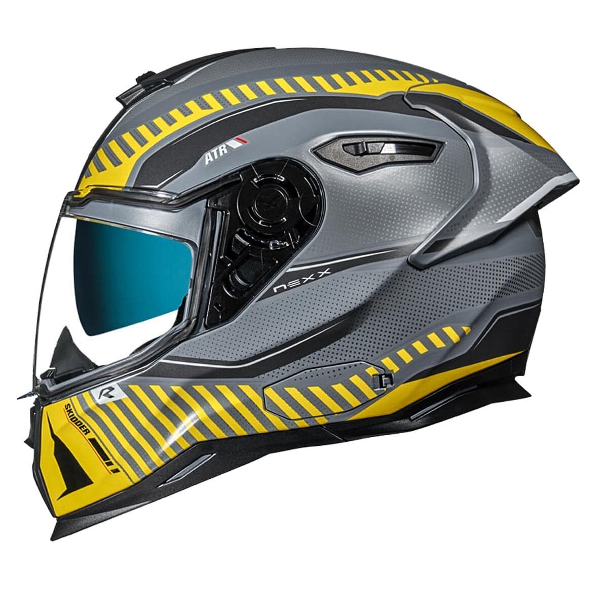 NEXX SX.100R SKIDDER MAT SARI-GRİ KASK