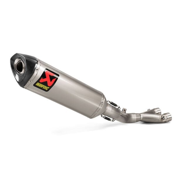 AKRAPOVIC S-Y10SO19-RT/TD YAMAHA R1 (15-25) SLIP-ON LINE TRACK DAY (TITANIUM) EGZOZ