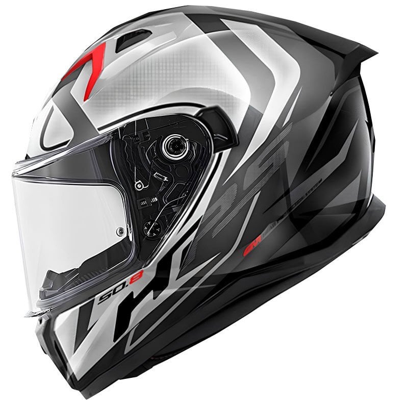 GIVI 50.8 RACER MAT SİYAH-TITANIUM-GRİ KASK