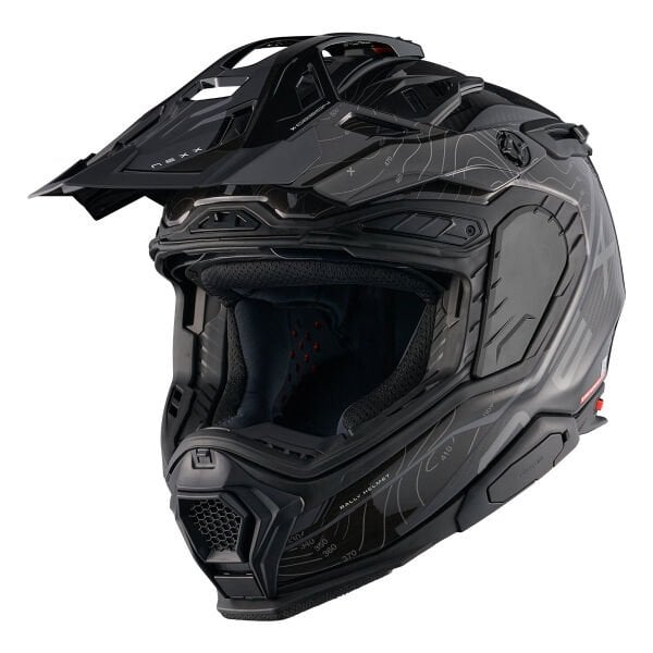 NEXX X.WED 3 FURKA KARBON SİYAH-GRİ KASK