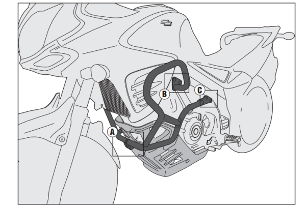 GIVI TN3101 SUZUKI DL 650 V-STROM (11-25) KORUMA DEMİRİ