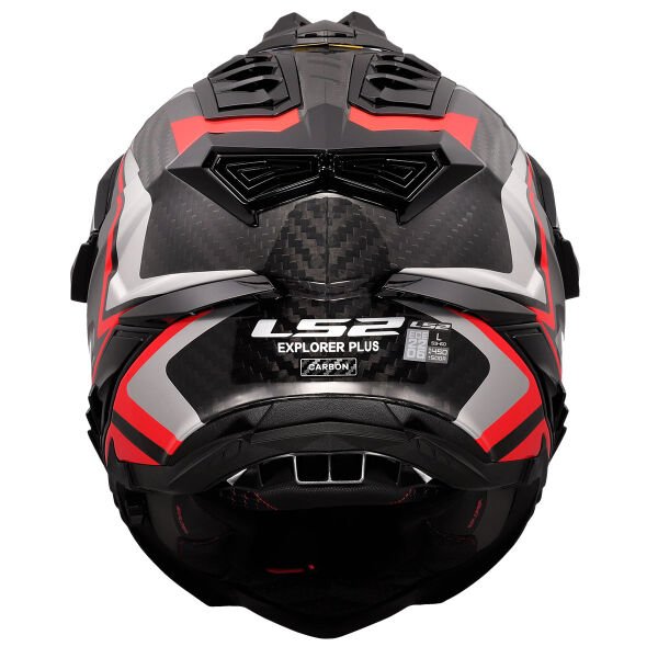 LS2 EXPLORER C KARBON FRONTIER II KIRMIZI KASK