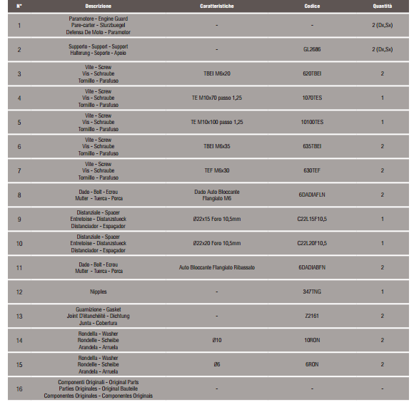 GIVI TN3105 SUZUKI DL 1000 V-STROM (14-19) KORUMA DEMİRİ