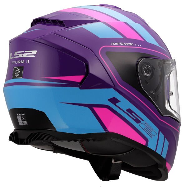 LS2 STORM 2 FIST MOR-MAVİ KASK