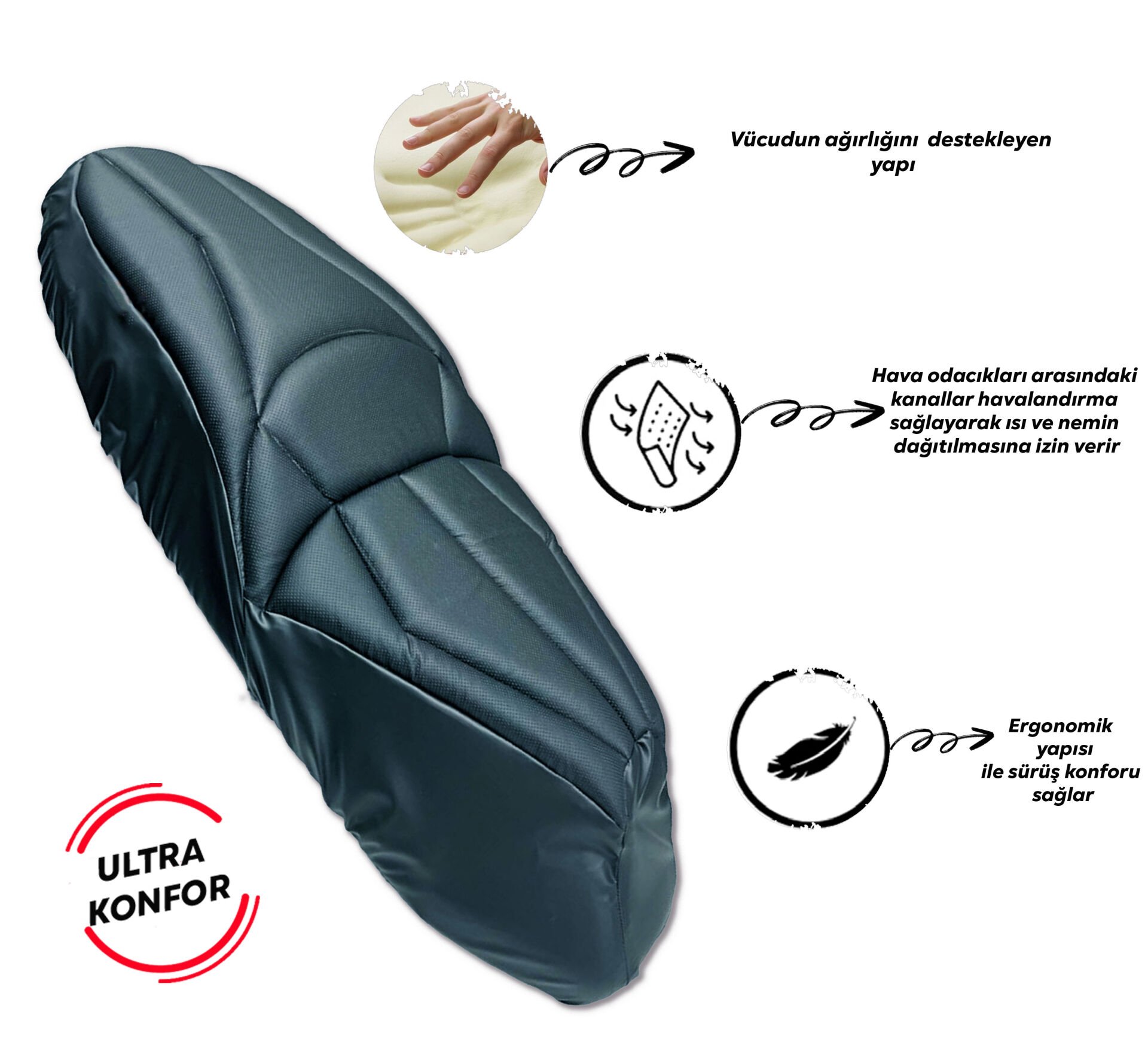 VEXO COMFORT SELE PEDİ YAMAHA X-MAX - HONDA FORZA