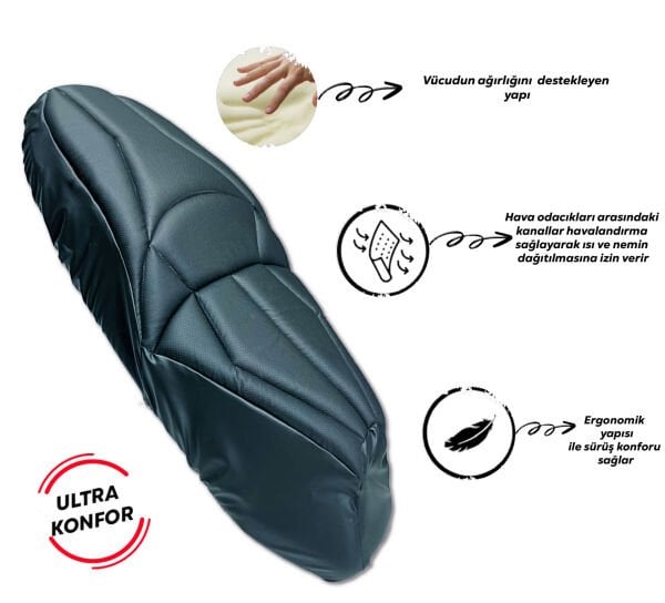 VEXO COMFORT SELE PEDİ YAMAHA X-MAX - HONDA FORZA