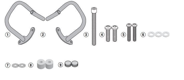 GIVI TN3116 SUZUKI V-STROM 250 (17-21) KORUMA DEMİRİ