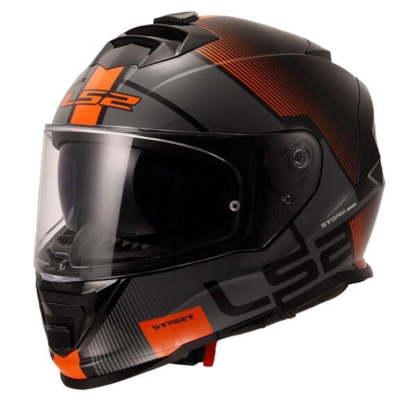 LS2 STORM 2 EPIC SİYAH-TURUNCU KASK