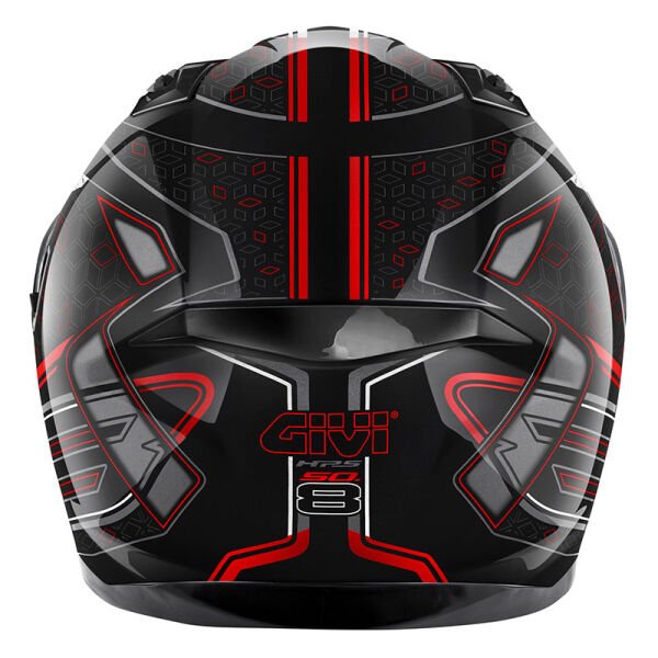 GIVI 50.8 MYSTICAL SİYAH-KIRMIZI-TITANIUM KASK