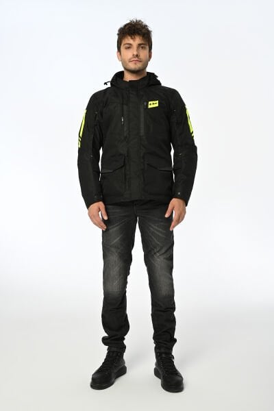 LS2 METROPOLIS EVO MONT SİYAH-NEON SARI