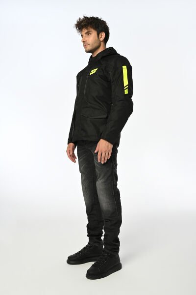 LS2 METROPOLIS EVO MONT SİYAH-NEON SARI