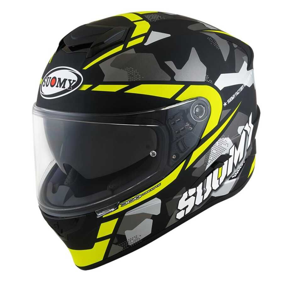 SUOMY STELLAR KASK RACE SQUAD MATT YELLOW