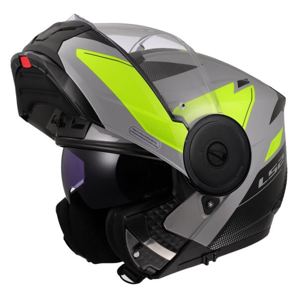 LS2 SCOPE 2 DURIA GRİ-NEON SARI KASK