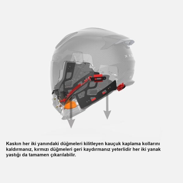 NEXX X.WST 3 FLUENCE MAT SİYAH-GRİ KASK