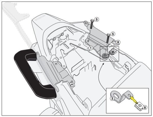 GIVI 1132KIT HONDA VFR 800 F (14-20) YAN ÇANTA TAŞIYICI BAĞLANTI KITI