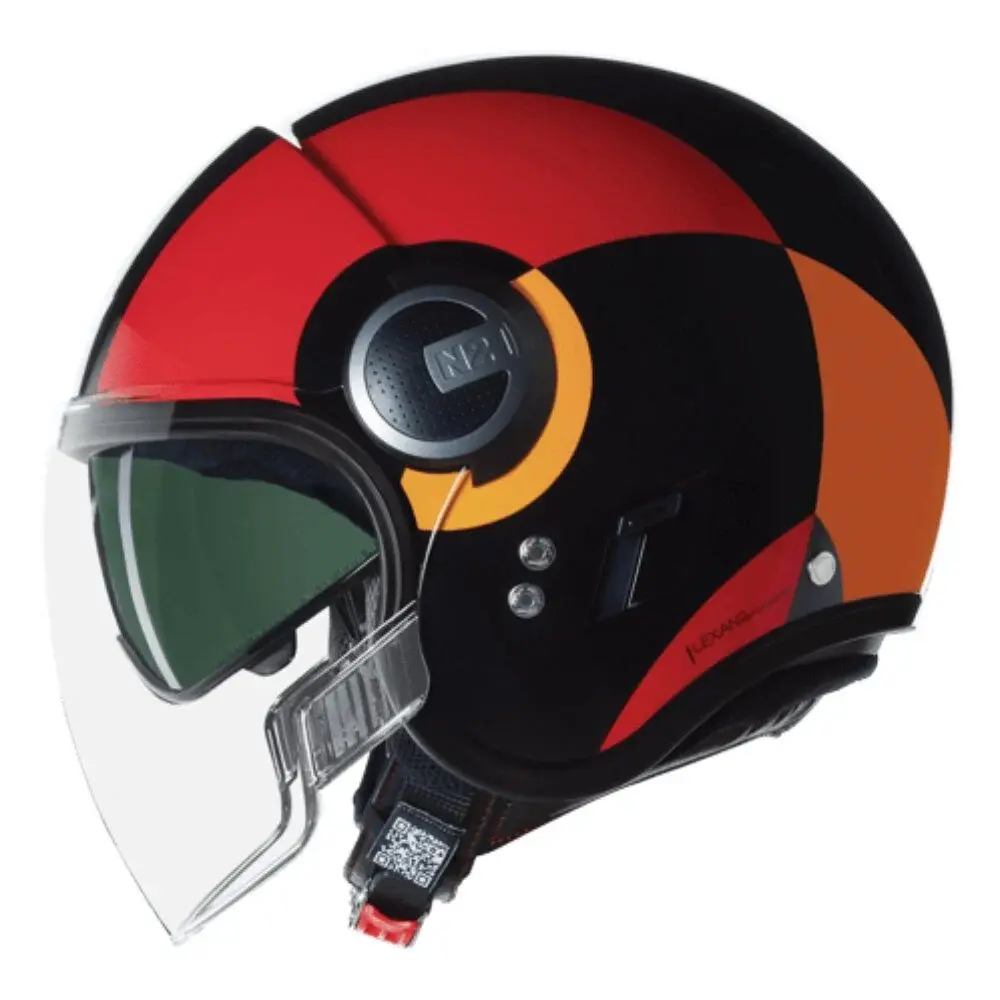 NOLAN N21 VISOR 06 BICROMO  350 CAMLI YARIM KASK