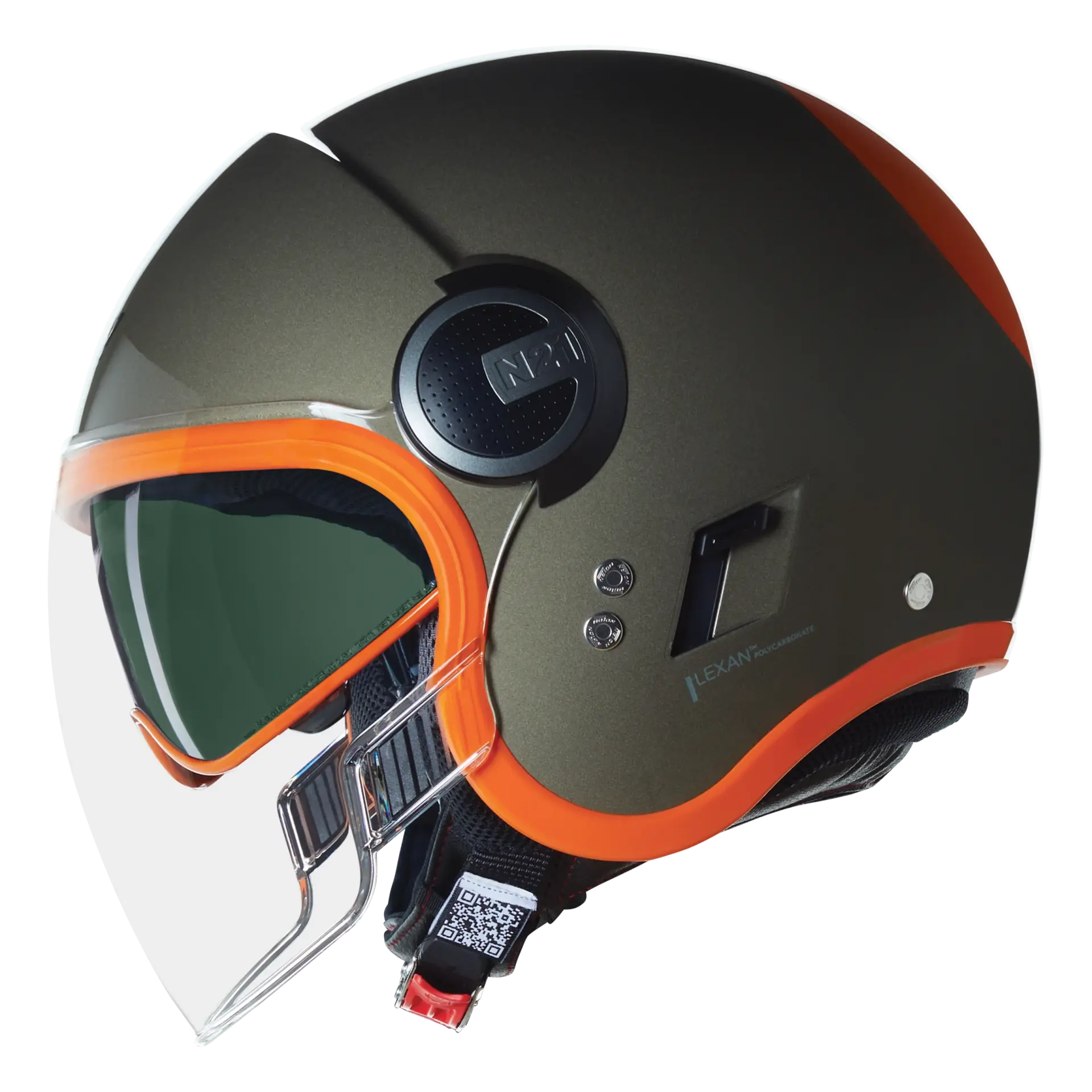 NOLAN N21 VISOR 06 OCIO 349 CAMLI YARIM KASK