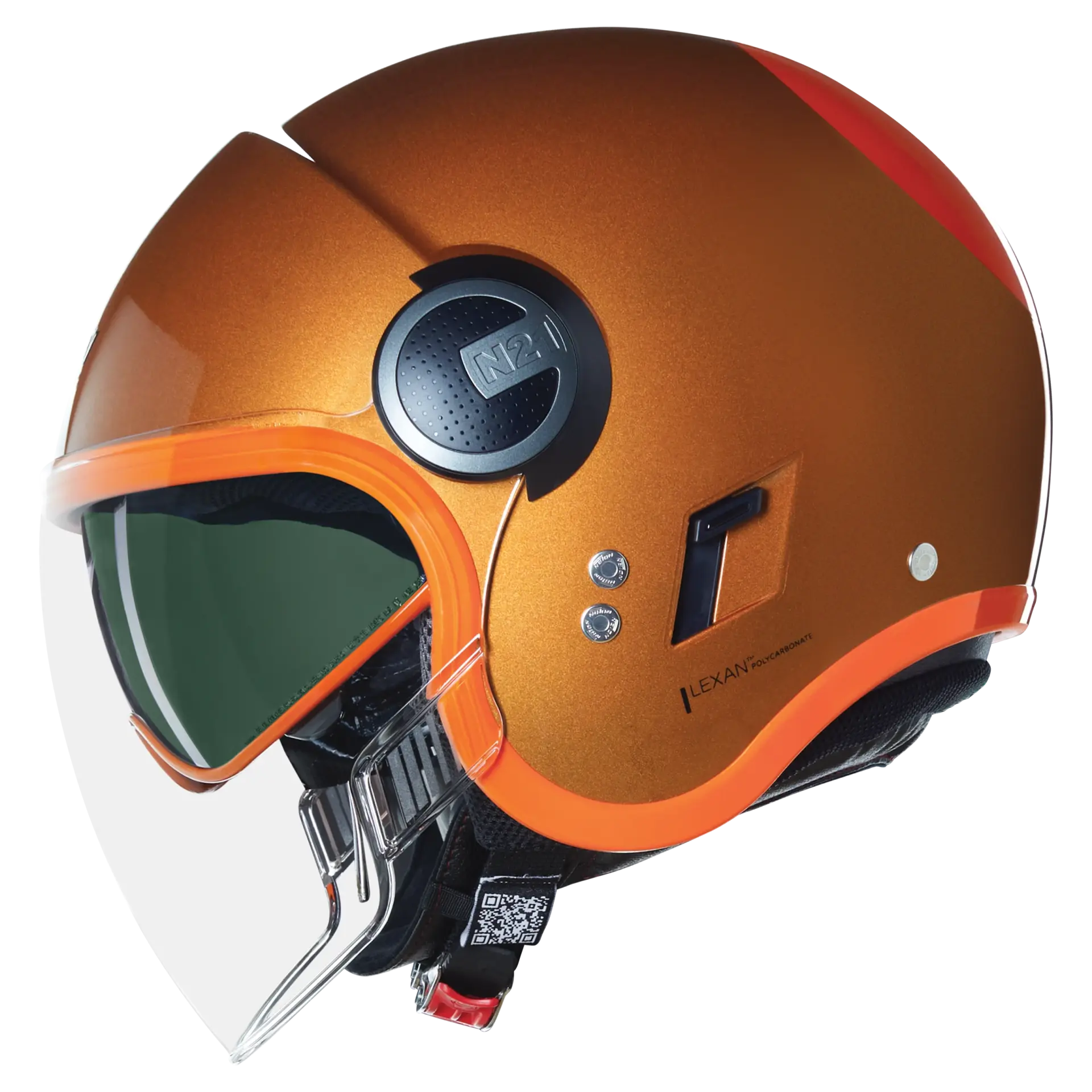 NOLAN N21 VISOR 06 OCIO 348 CAMLI YARIM KASK