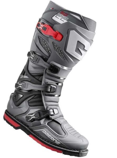 GAERNE SG22 CROSS ÇİZME ANTRASIT SİYAH KIRMIZI