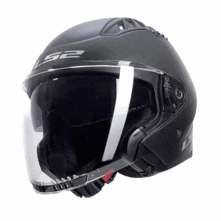 LS2 COPTER 2 MAT SİYAH KASK