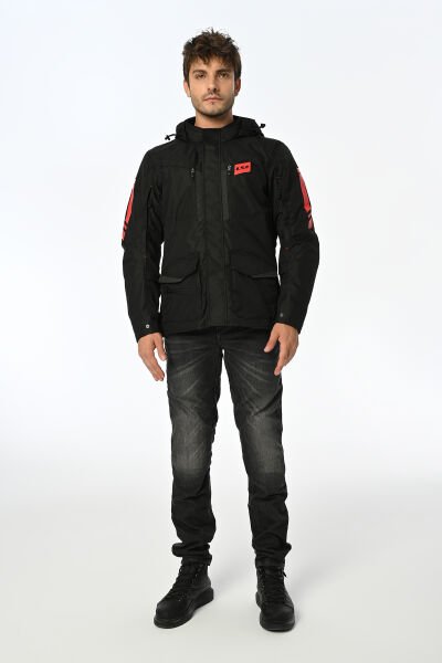 LS2 METROPOLIS EVO MONT SİYAH-KIRMIZI