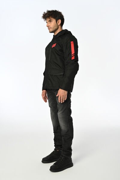 LS2 METROPOLIS EVO MONT SİYAH-KIRMIZI